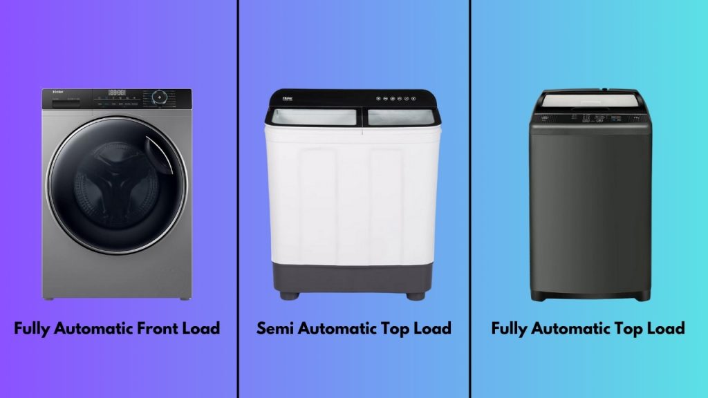 Types of washing machine