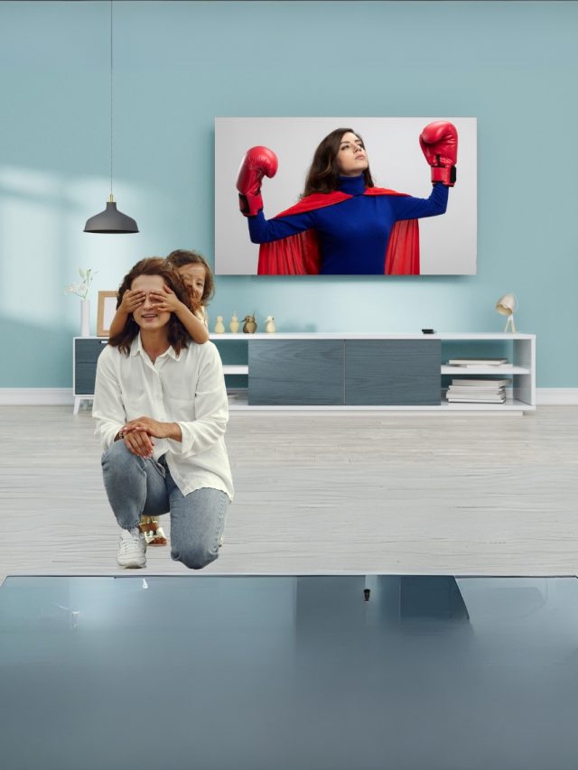 Super mother on TV