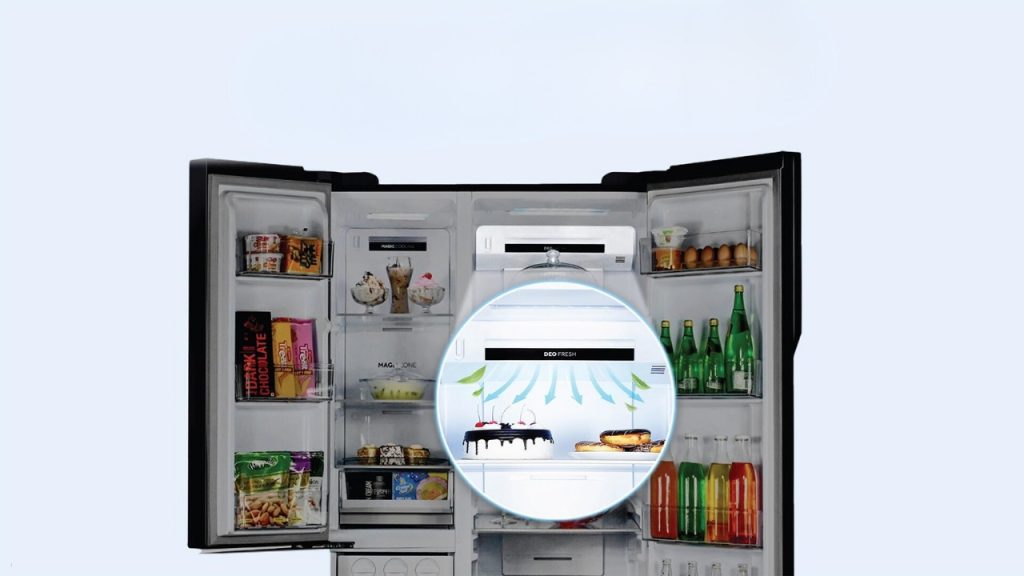 Haier 598L Convertible Side By Side Refrigerator HRT-683IS