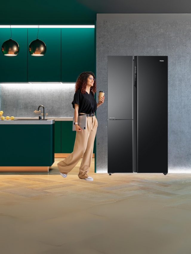 Woman and Refrigerator