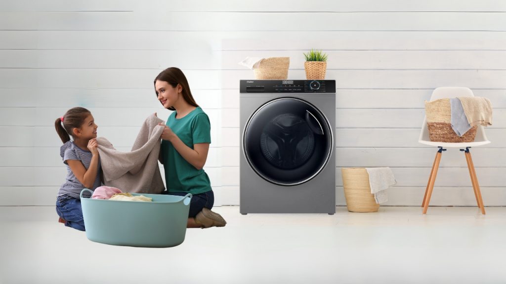 Haier Smart 9 Kg Direct Motion Motor Fully Automatic Front Load Washing Machine HW90-DM14959CS8U1