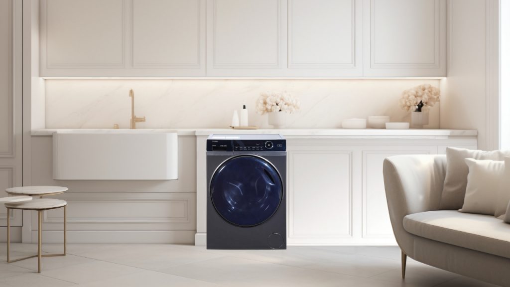 Haier 8kg Front Load Washing Machine With Smart Wi-Fi Enabled, 12 Years Warranty On Motor, HW80-IM12929CS8U1