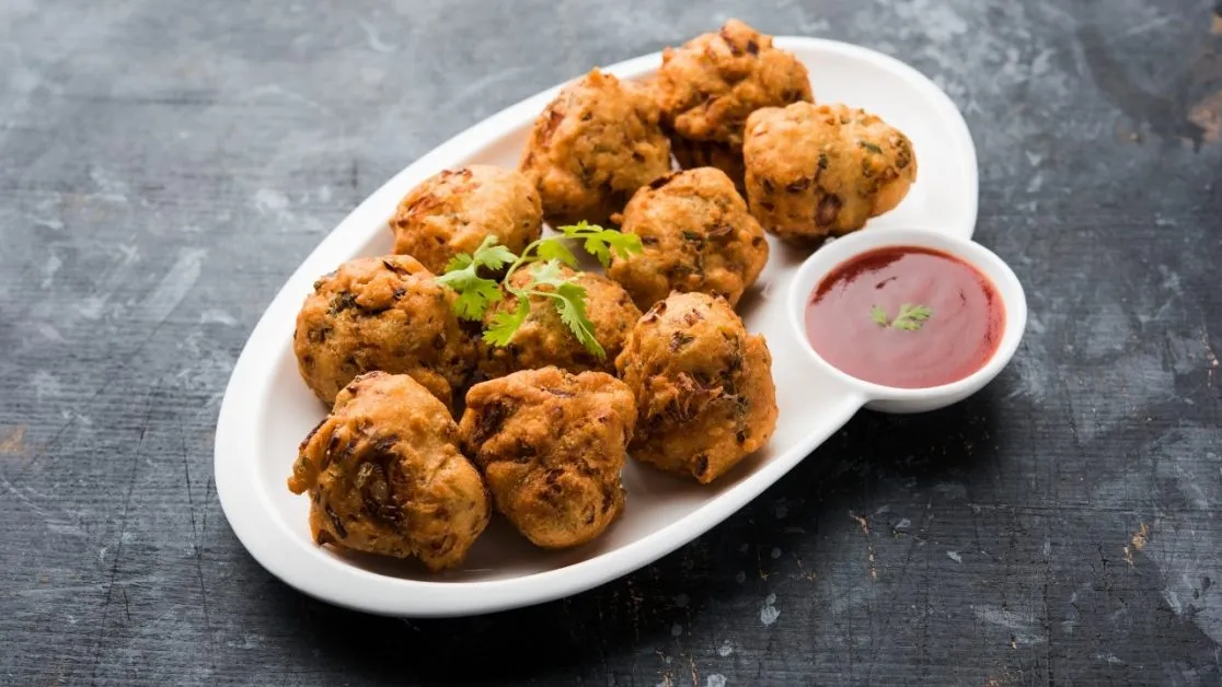 Made Crispy Pakora in Air Fryer