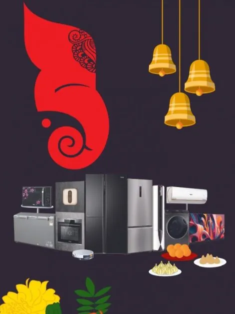 Lord Ganesh celebration and appliances