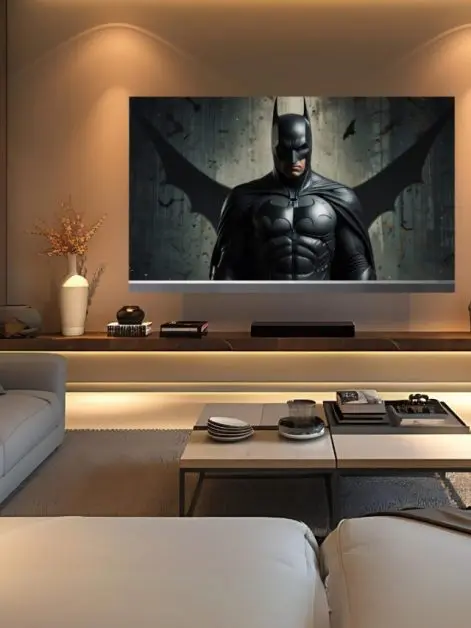 Mini LED TV and batman