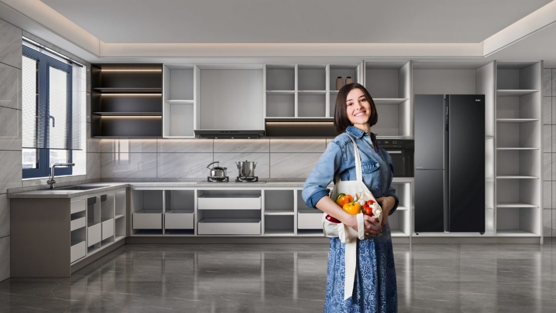 refrigerator fit in corner