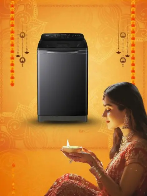 Celebrate Diwali with Haier Washing machine