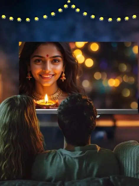 LED TV for Diwali movie Night