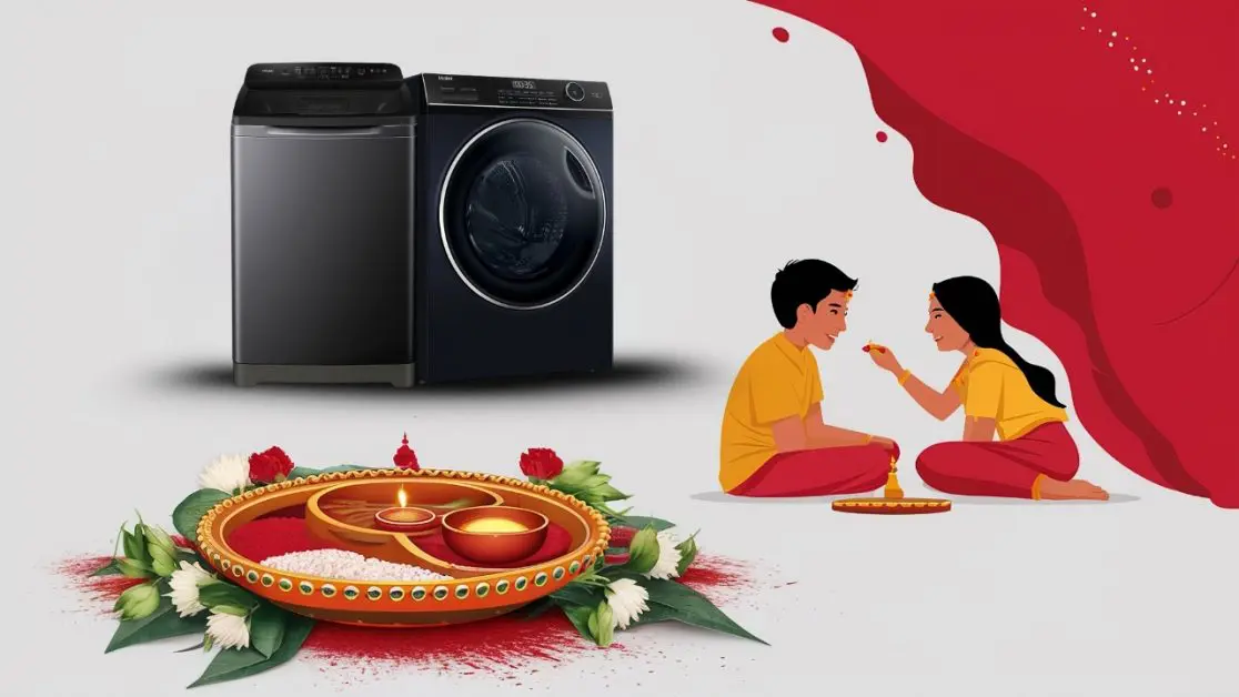 Get Washing machine with smart features this bhai dooj