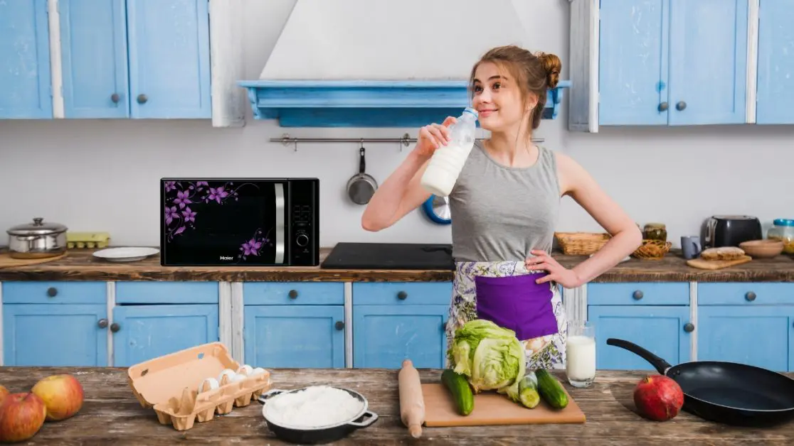 Microwave oven in your kitchen