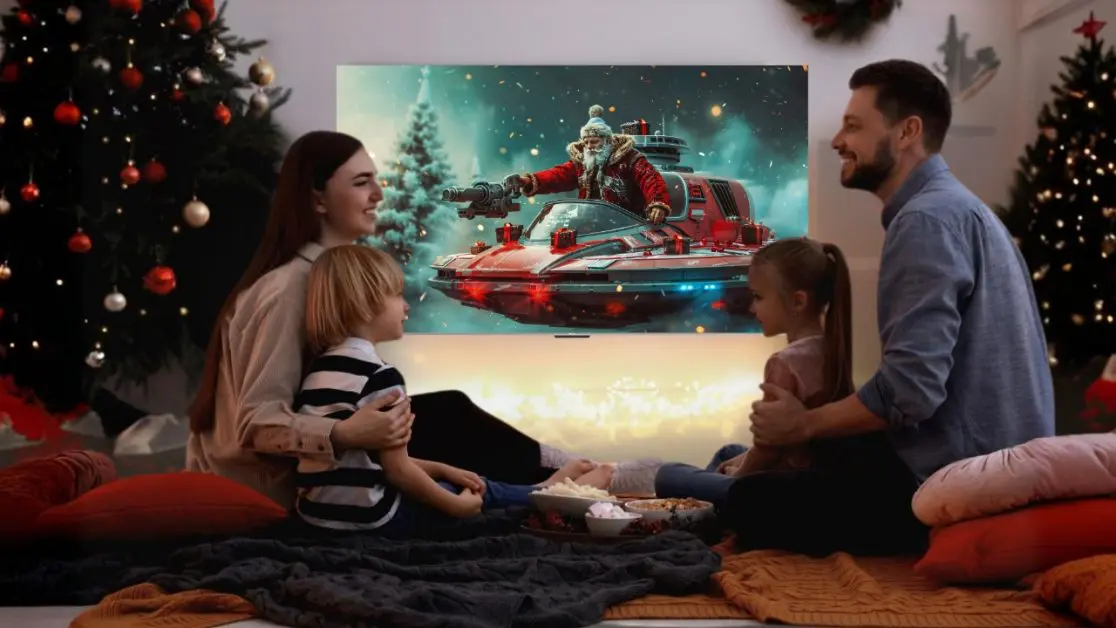 Enjoy Watching QLED TV this Christmas