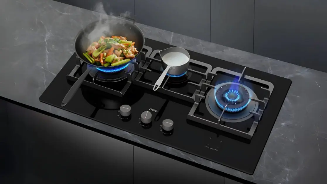 Get 3 Burner with Built-In Smart Hob this new year