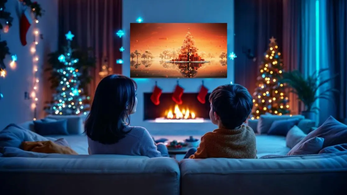 LED TVs for a Magical Christmas Movie