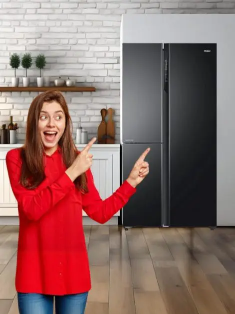 Refrigerator with multiple doors