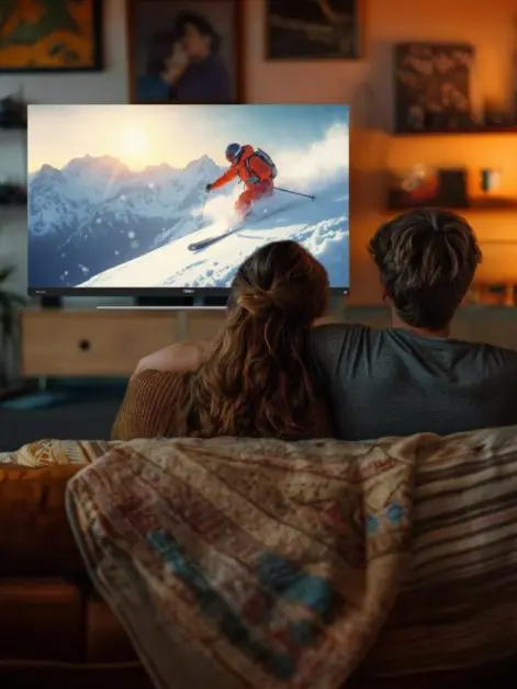 Watch Crystal Clear Winter Sports in LED TV