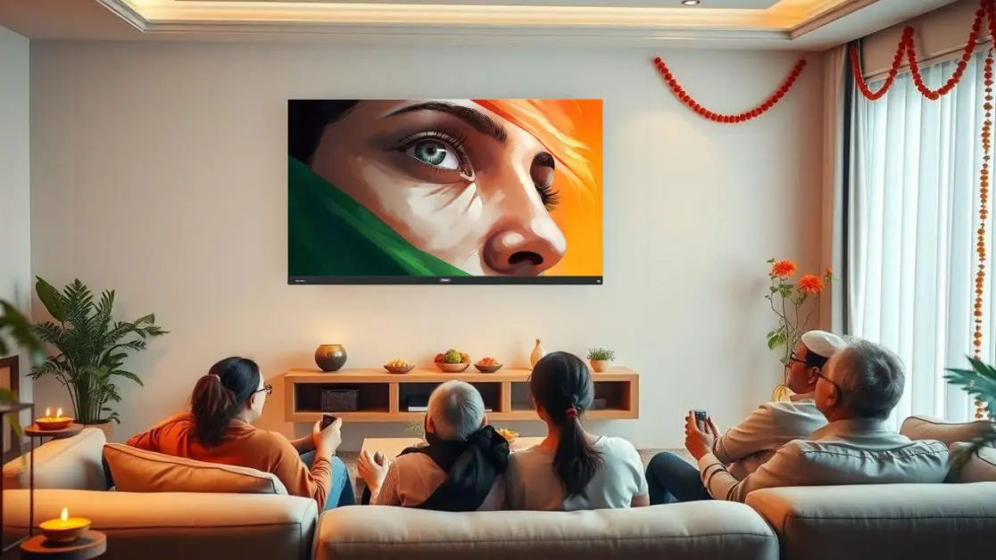 Enjoy Republic Day celebration on LED TV