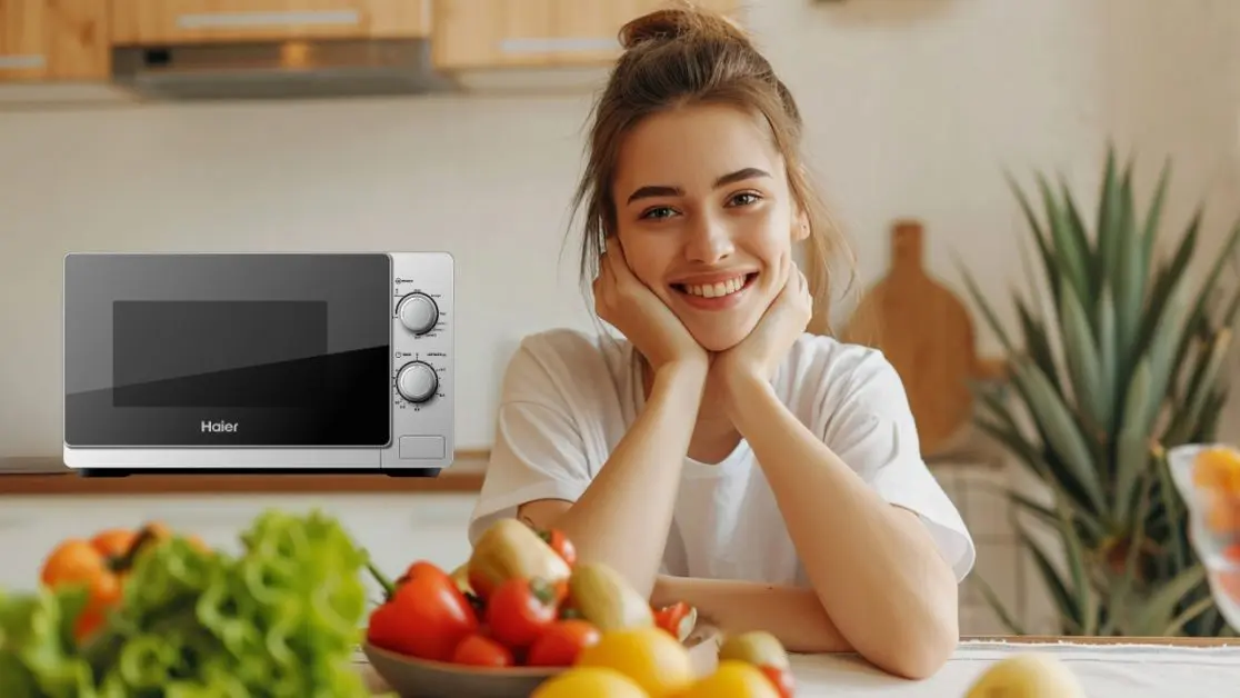 Get Combination Cooking in Microwave oven