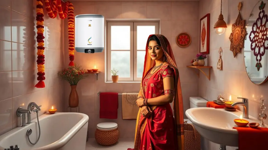 Get Cylindrical Water Heater this Lohri