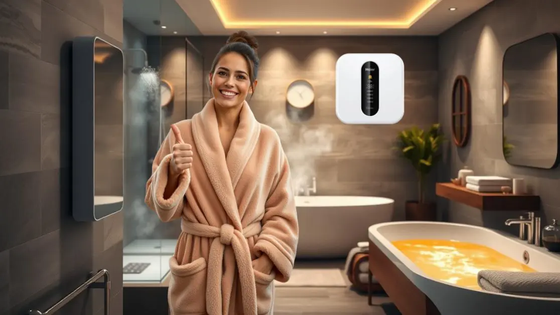 Get Haier India Water Heaters for Hot water in Winters