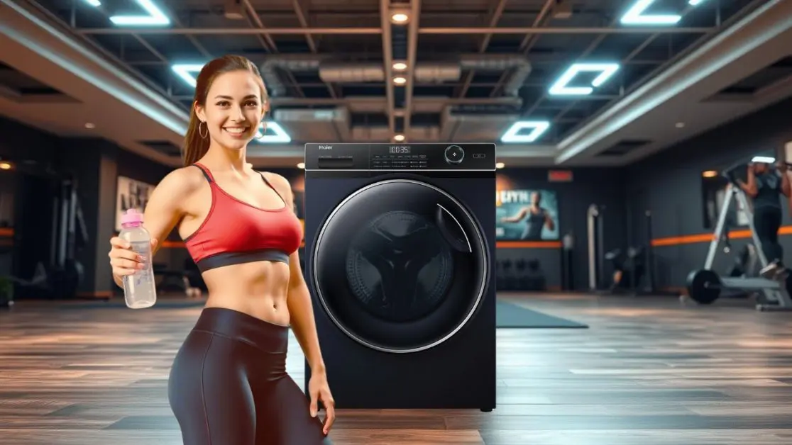 Gym Clothes in Washing Machine