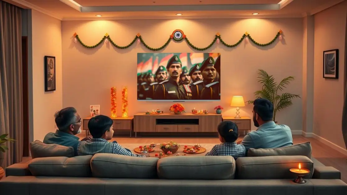 Watch Republic day Parade on LED TV