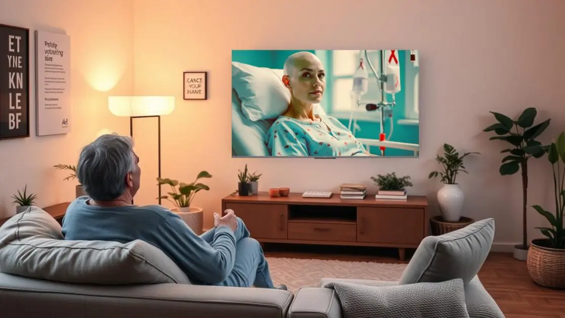 Watch Videos in LED TV to eat Healthy diet to avoid Cancer