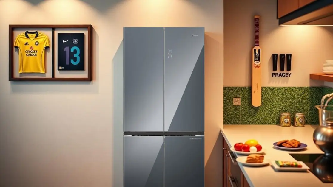 4 Door Refrigerator is a Game-Changer for Cricket Fans