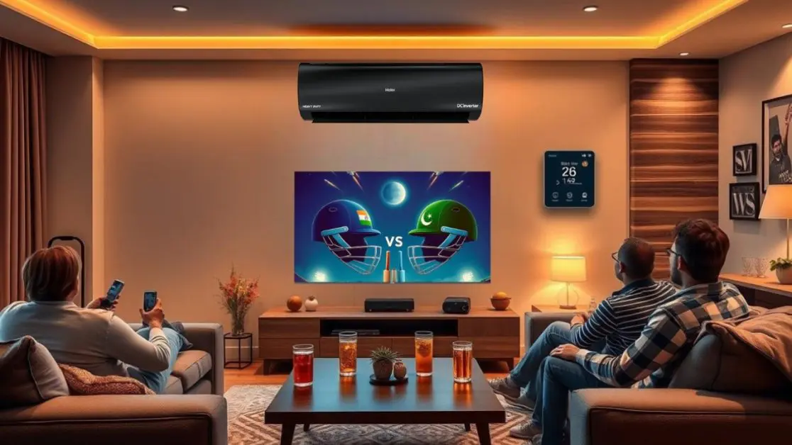 AI Air Conditioners Respond to Various Cricket Match Scenarios