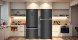 Bottom Mounted Refrigerator and Top Mounted Refrigerator in the Kitchen