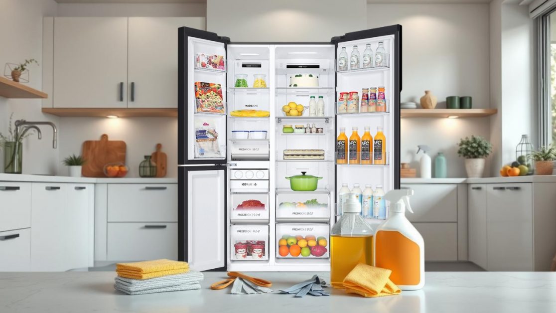 Cleaning Procedure of a refrigerator