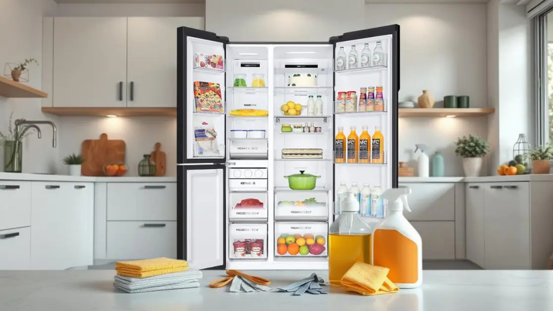 Cleaning Procedure of a refrigerator