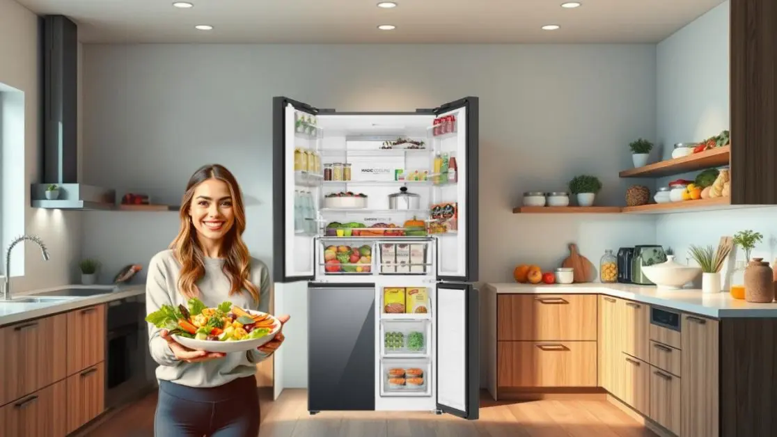 Control of Air Circulation in 4 door refrigerator