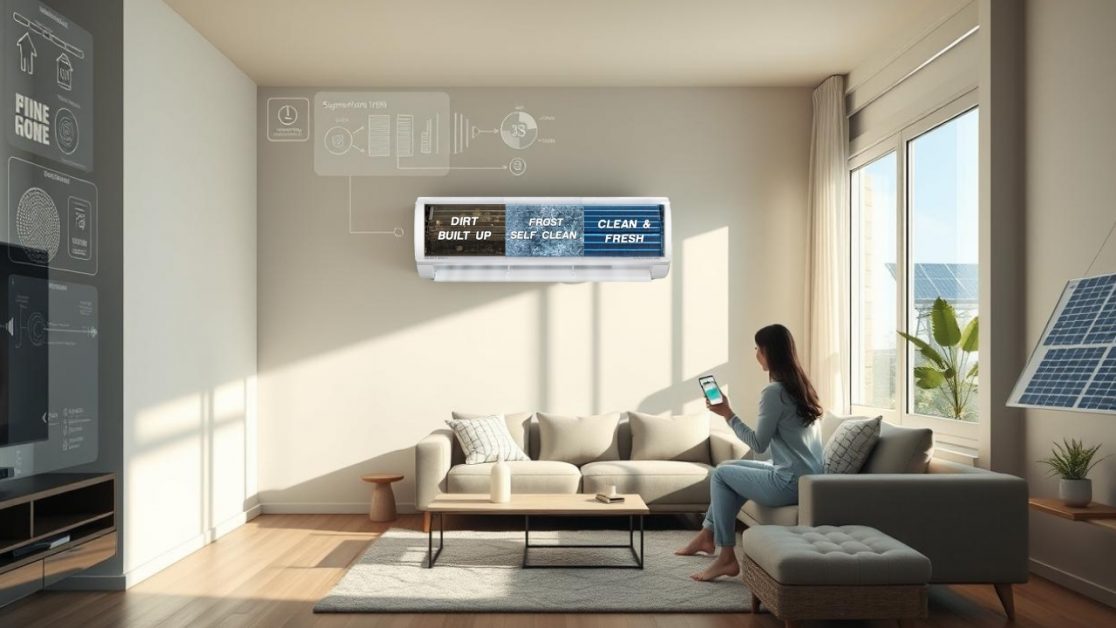 Enjoy Self Cleaning Technology in Air conditioners