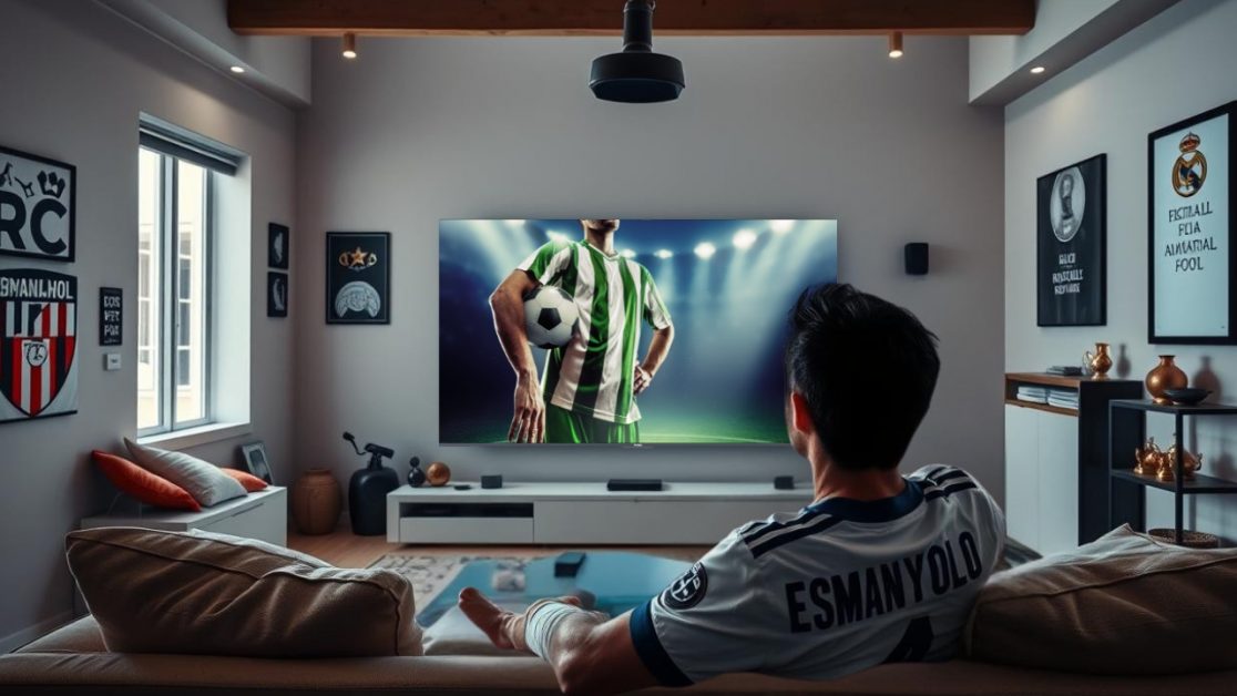 Enjoy every football matches in 4k LED TV