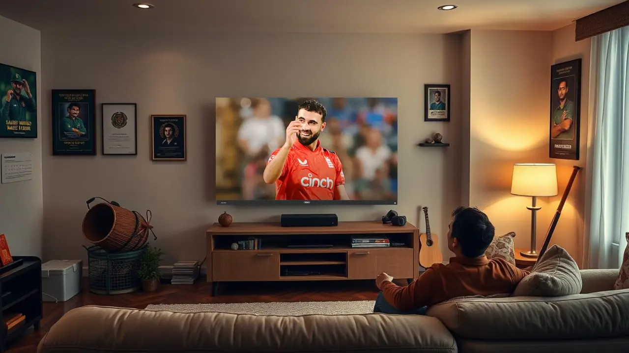 Experience Every Detail of Saqib Mahmood’s Triple-Wicket Maiden in 4k LED TV