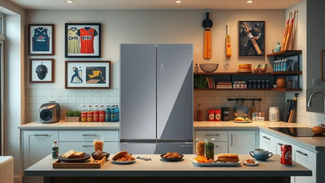 Get 4 door refrigerator for a perfect night cricket match essentials