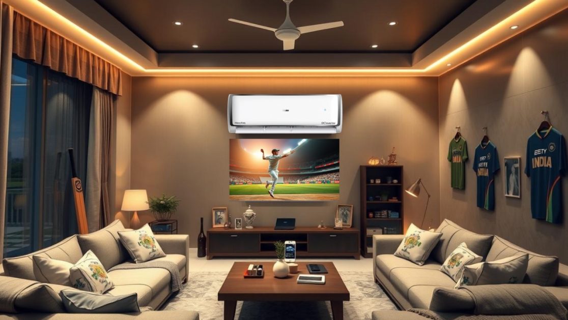 Immersive Home Experience with TV and Air Conditioner is Better Than the Stadium