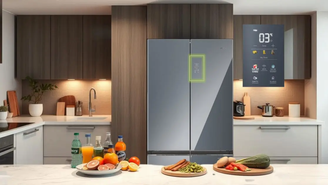 India’s First Colorful Digital Display Refrigerator