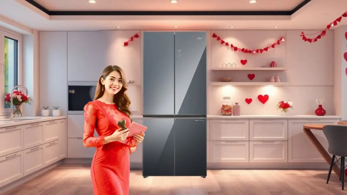 Keep your Valentine's Day Chocolates fresh in 4 door refrigerator