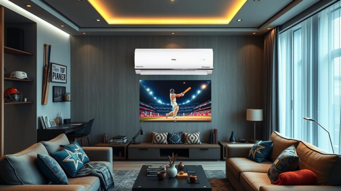 Make Ultimate Cricket Viewing Zone with TV and Air conditioners