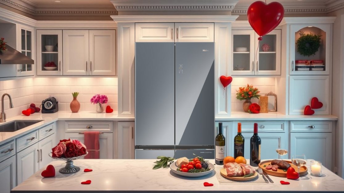 Staying Home Is Better Than Dining Out on Valentine’s Day with 4 door refrigerators