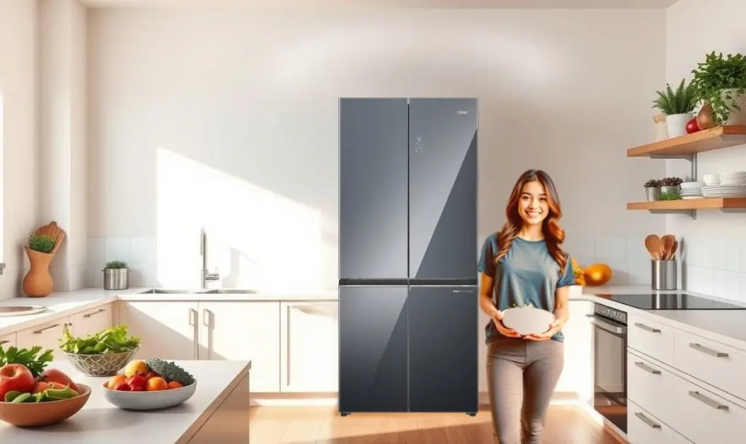 Get 4 door refrigerator for your home to keep your meal fresh