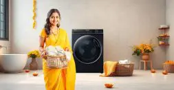 Wash Delicate Ethnic Wear in a Washing Machine for Basant Panchami