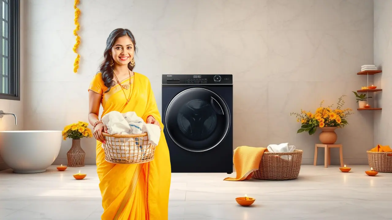 Wash Delicate Ethnic Wear in a Washing Machine for Basant Panchami