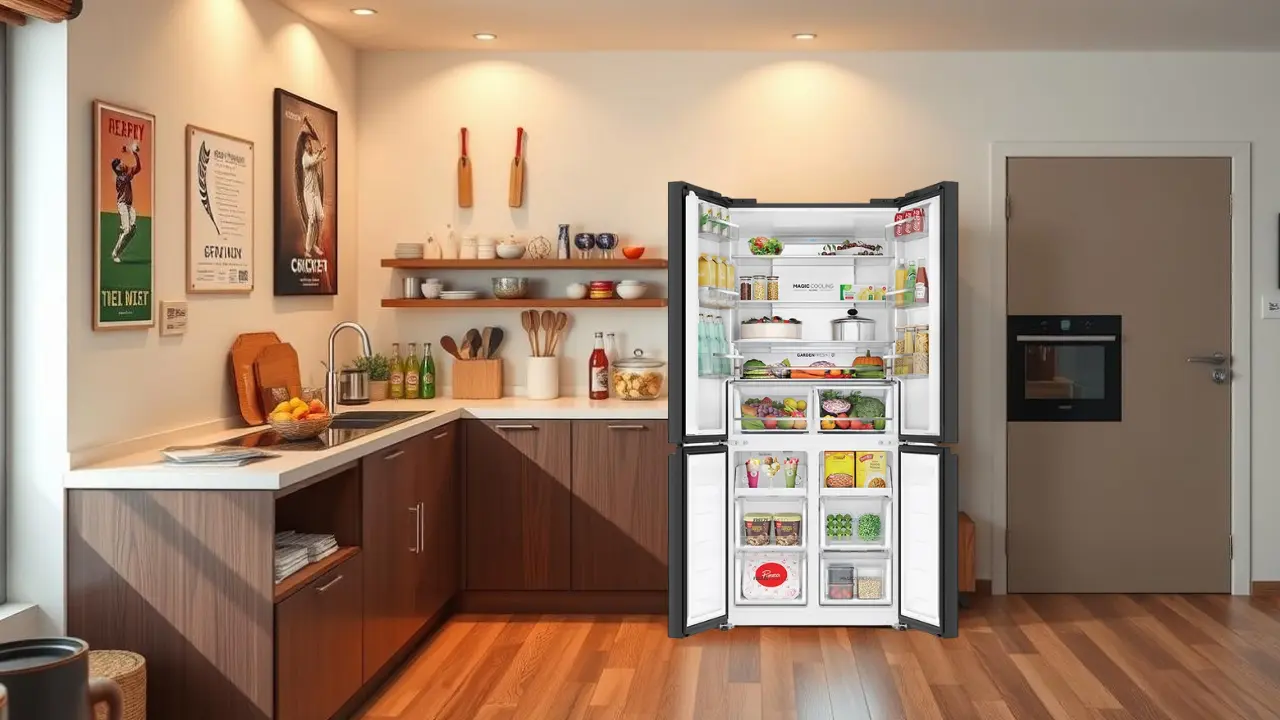 4-Door Refrigerator is the Ultimate MVP for Snack Storage for watching cricket