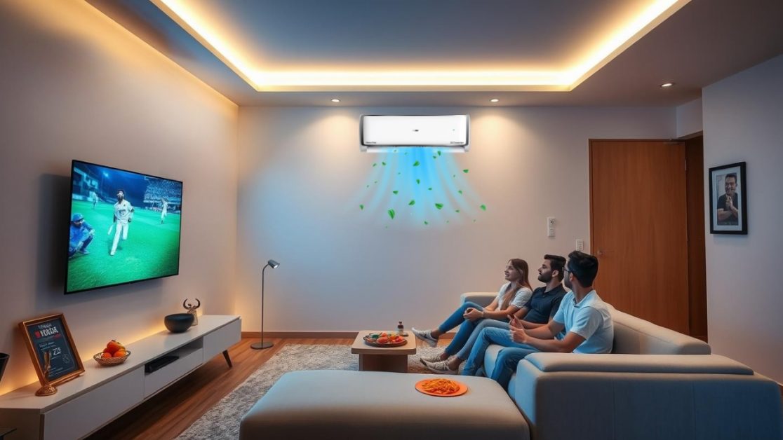 Best Mini LED tv and Air conditioner for cricket Fans