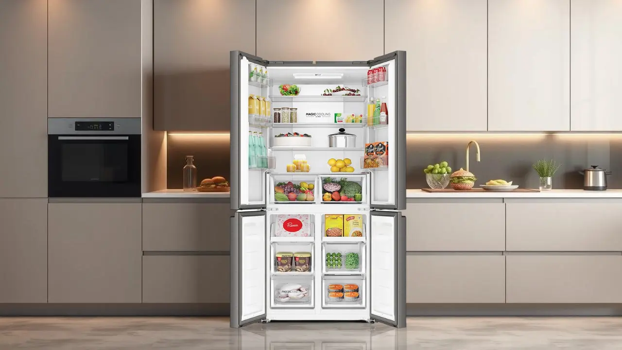 Convertible Refrigerator Sections Adapt to Your Needs