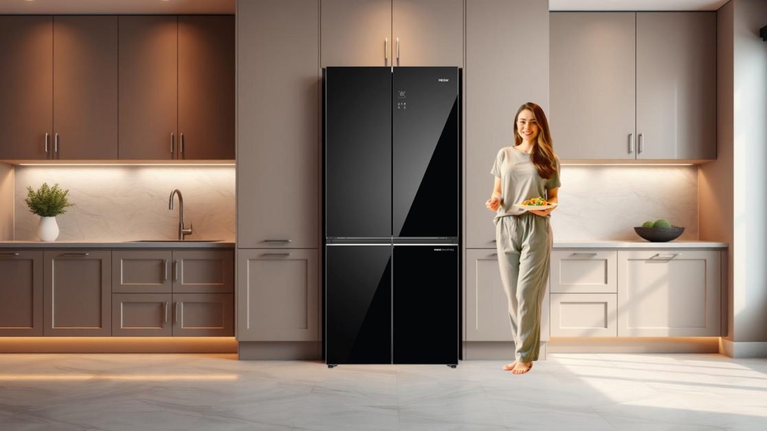 Large Refrigerator Enables Easier Meal Planning