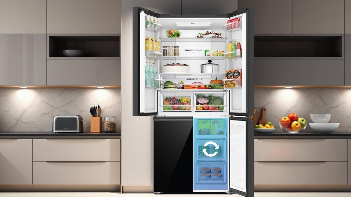 Magic Convertible Zone in 4 door refrigerator