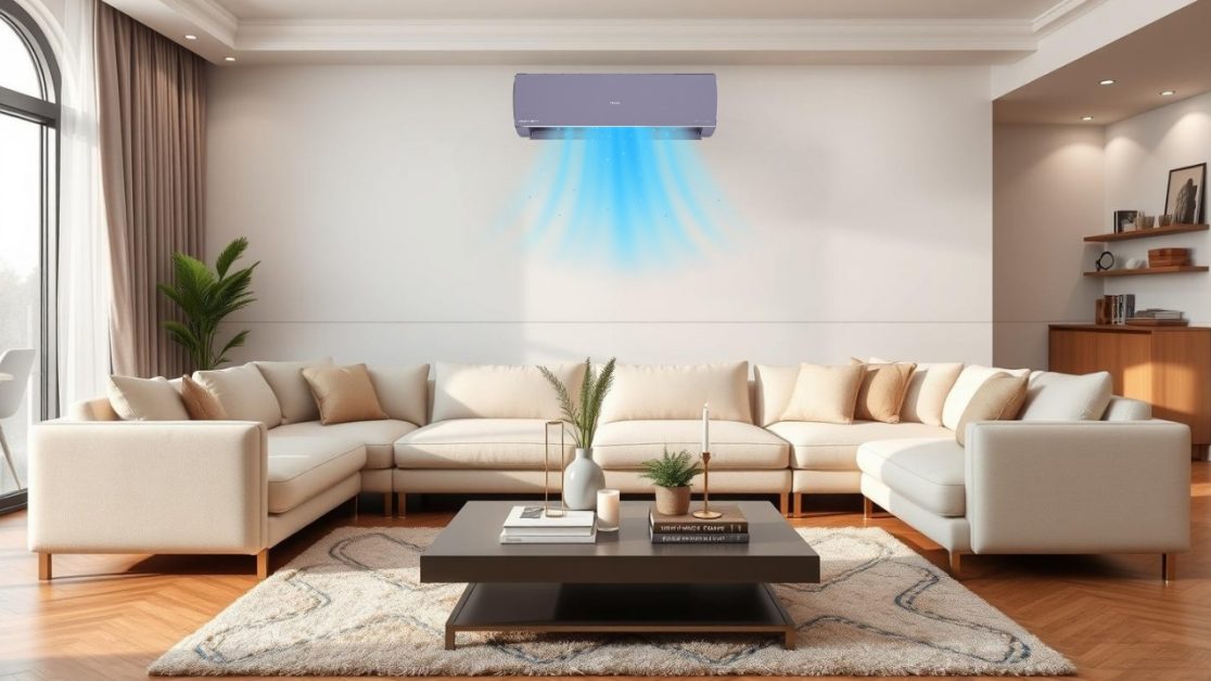 Perfect Air throw from AC helps in thermal management